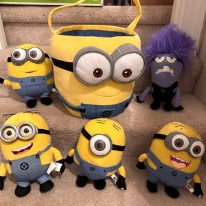 Despicable Me plush and huge basket